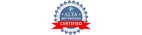 ALTA Best Practices certified badge